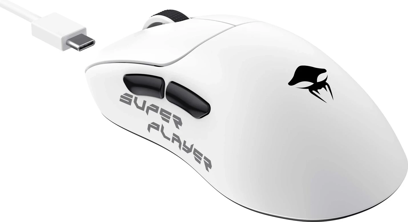 Gaming miška StarBlaze-1, HAVIT, z ali brez kabla, 26000 DPI, bela in črna