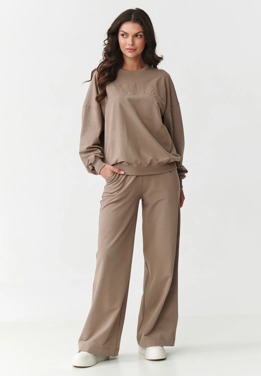 Set trenerke, Makadamia 216928, rjava
