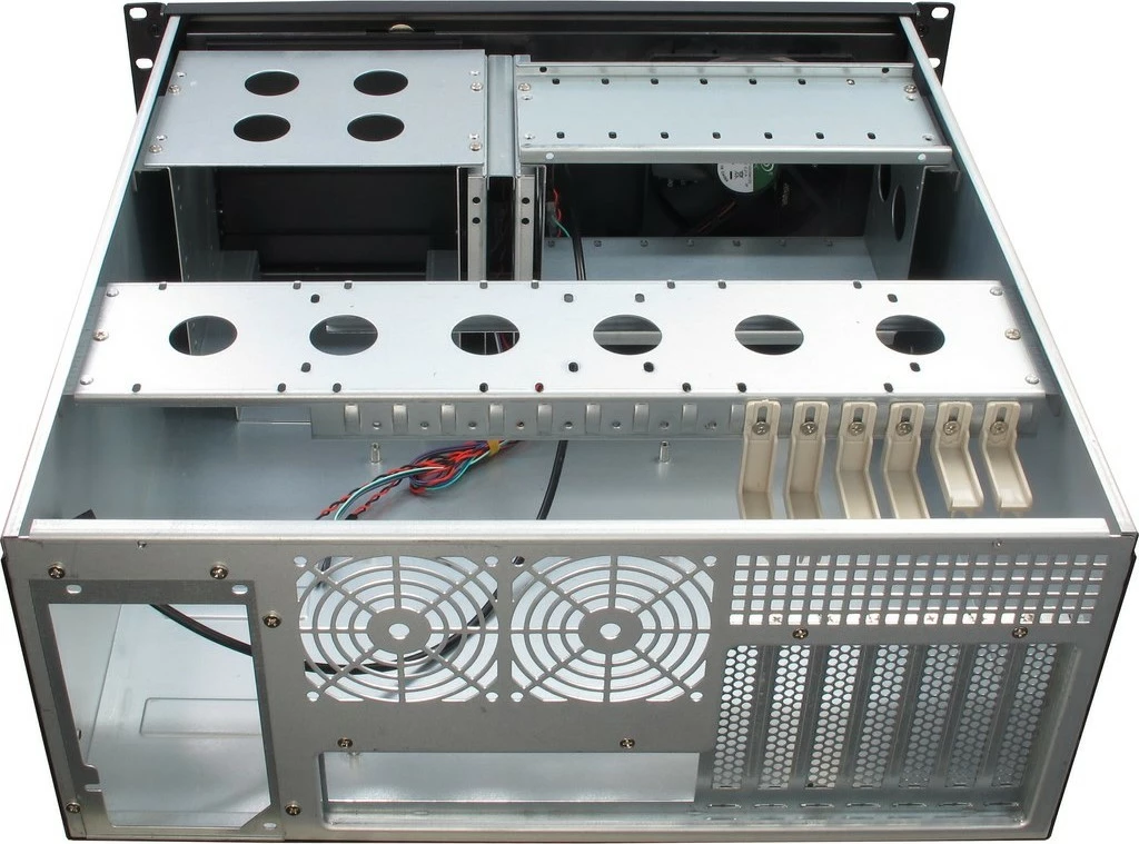 Serverski chassis Inter-Tech IPC 4U-4088-S, Rack, ATX / micro ATX / Mini-ITX, črn