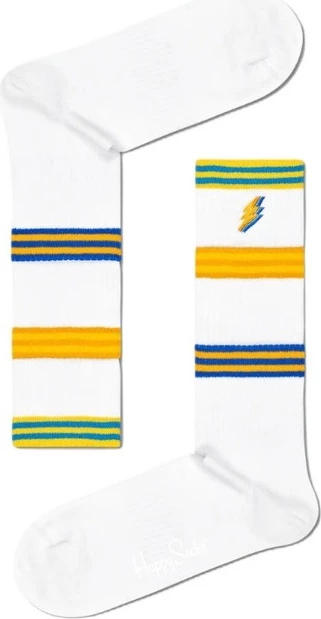 Nogavice za ženske Happy Socks, bele