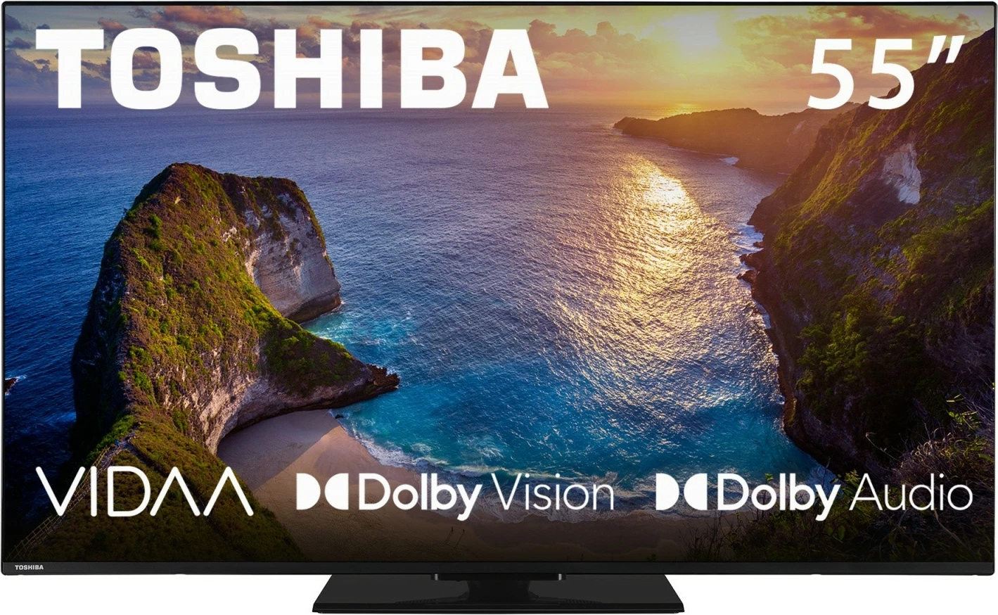 LED televizor 55 palcev, Ultra HD 4K, VIDAA, Dolby Vision, črn Toshiba 55UV3463DG