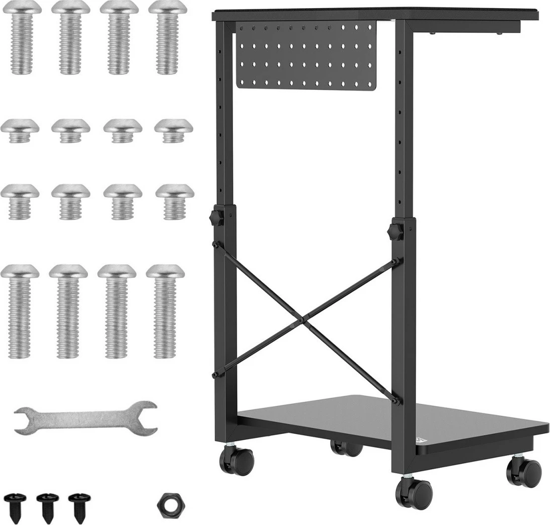 Stojalo za ohišje računalnika Maclean RS430, z vijaki, črno