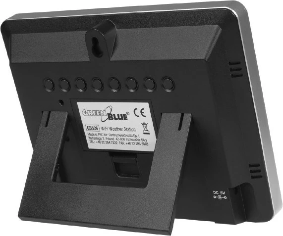 Vremenska postaja Greenblue GB526, črna