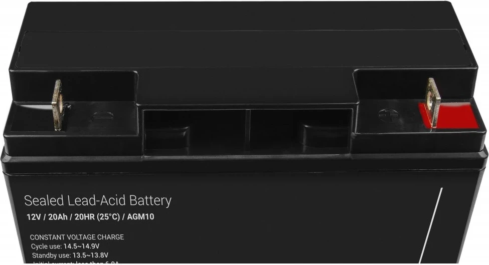 Akumulatorska baterija AGM 12 V, 20000 mAh, črna - Green Cell AGM10