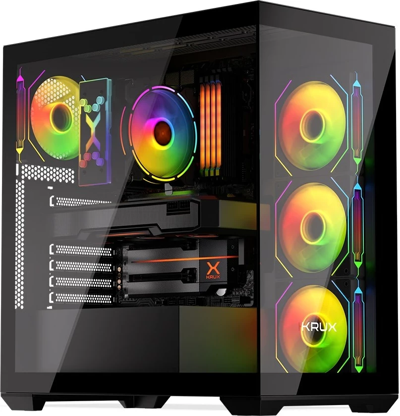 Računalniško ohišje KRUX EXO KRXD004, črno