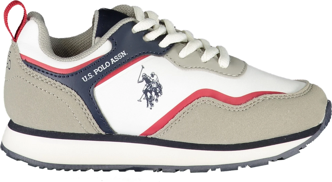 Športne superge za fante U.S. POLO ASSN., bele