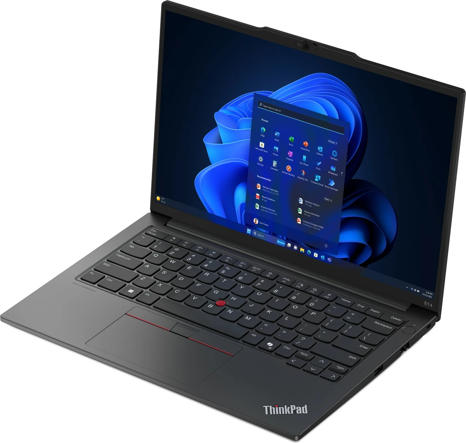 Prenosnik Lenovo ThinkPad E14 Gen 6, Intel Core Ultra 7, 16 GB RAM, 512 GB SSD, črn