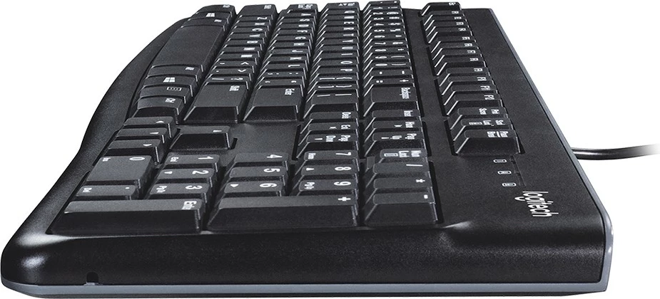 Tastatura Logitech K120 za poslovno rabo, žična, USB, QWERTY, črna