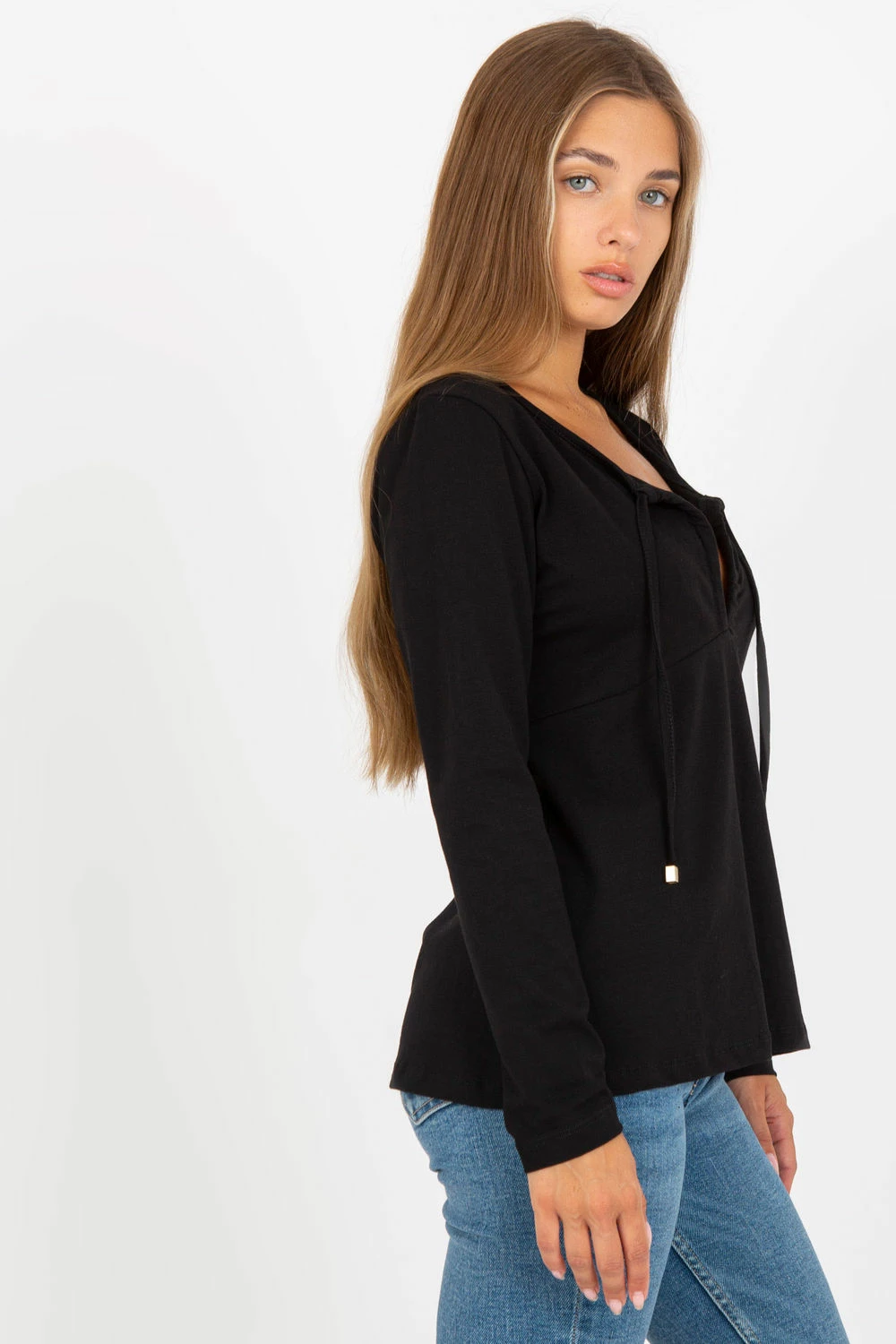 Bluza Rue Paris model 168640, črna