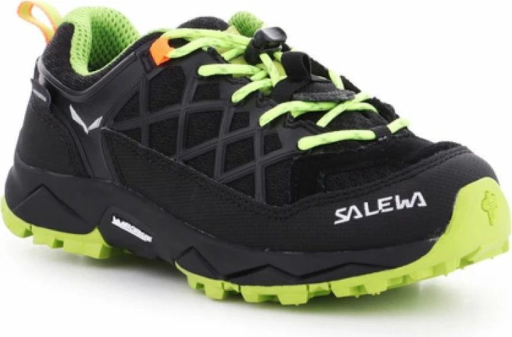 Tekaški čevlji za otroke Salewa Wildfire Wp Jr, črni