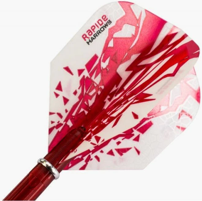 Profesionalne šipke za dart Harrows, uniseks, rdeče/sive