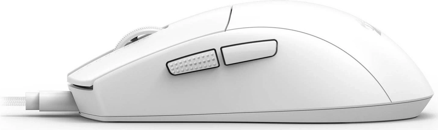 Optična igralna miška Redragon M724W K1NG, laser, 12400 DPI, bela