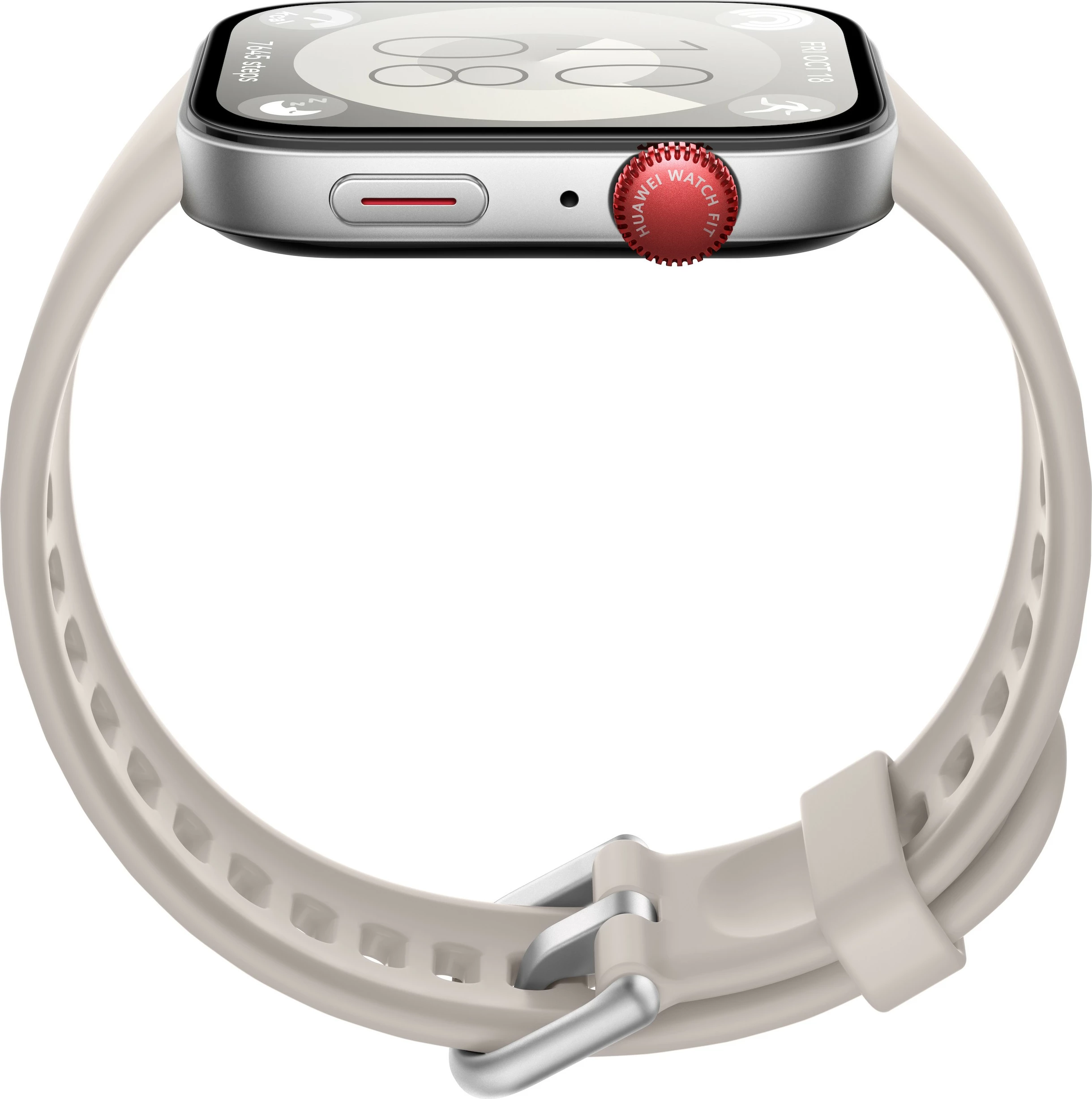 Pameten športni/smartwatch z AMOLED zaslonom, Huawei WATCH Fit 3, Wi‑Fi, GPS, 26 g, bel