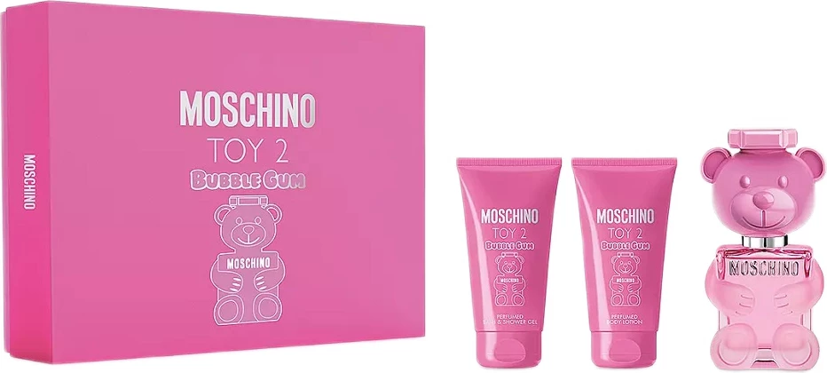 Eau de Toilette set za ženske Moschino Toy 2 Bubble Gum 3x50ml