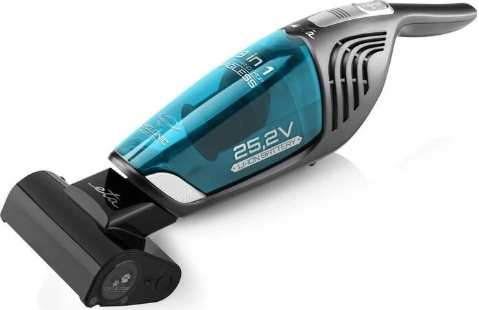 Vertikalni sesalnik z vlažnim brisanjem Moneto II Aqua+ 25,2 V, ETA, črn