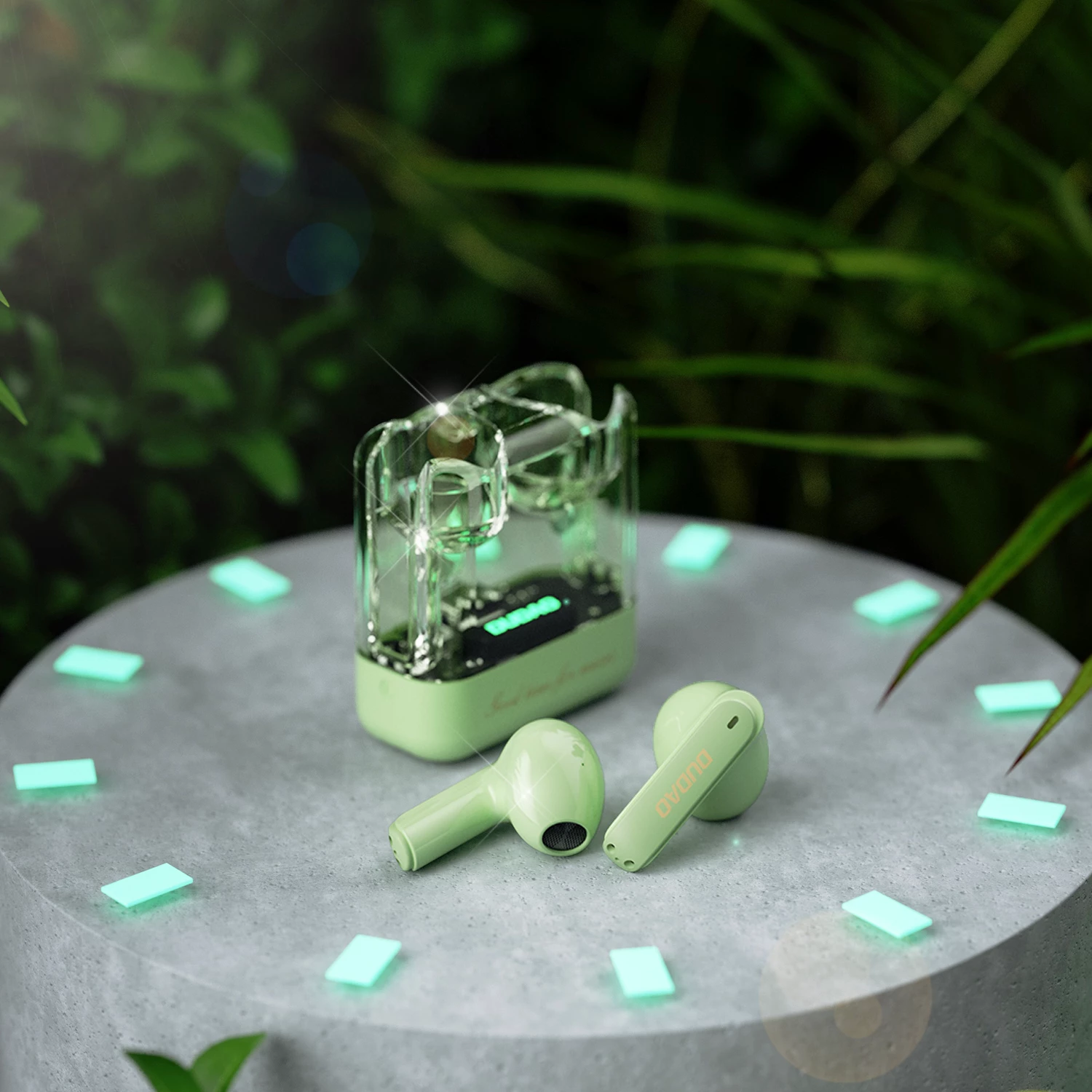 Slušalke Dudao U18Pro TWS, Bluetooth 5.3, zelene