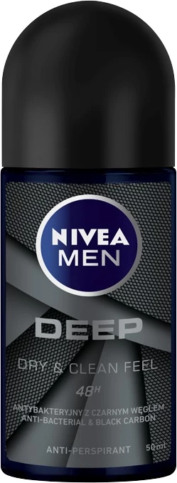 Antiperspirant roll-on za moške Nivea Deep 50 ml