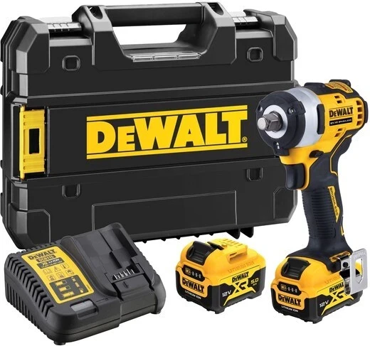 Akumulatorski udarni ključ DeWALT DCF901P2-QW, 1/2" 340 N⋅m, črn in rumen, 12 V