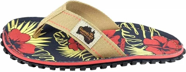 Barve v več barvah Gumbies flip-flops za ženske