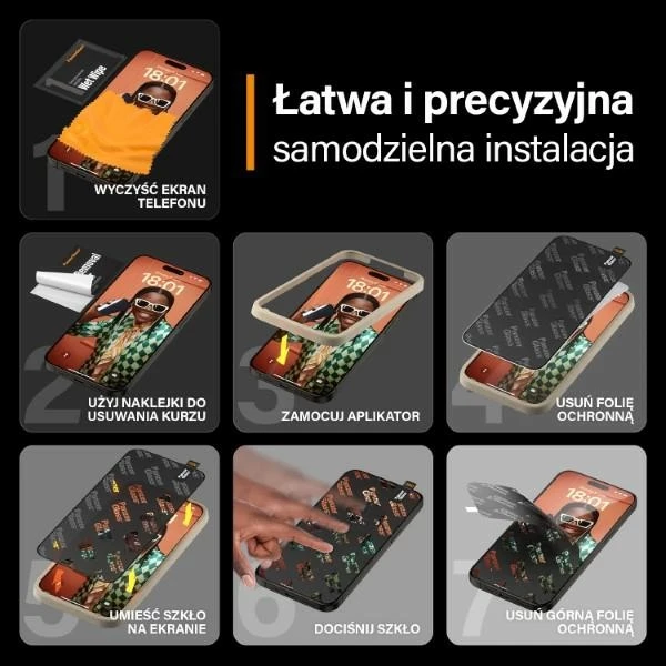 Zaščitno steklo PanzerGlass Re:fresh za iPhone 15 Pro Max s pozicionerjem