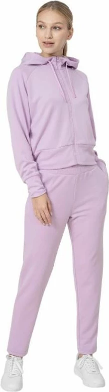 Hlače trenerke za ženske 4F, vijolične