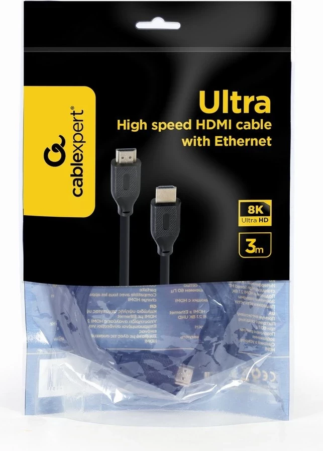HDMI kabel 3 m GEMBIRD CC-HDMI8K-3M, črn