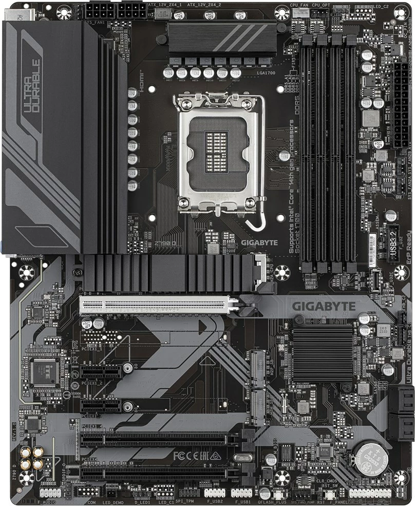 Plošča Gigabyte Z790 D, Socket 1700, ATX, DDR5, 2.5GbE LAN, črna