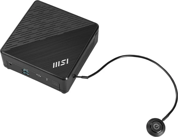 Računalniško ohišje MSI Cubi N ADL S-078EU, Intel N100, 4GB RAM, 128GB SSD, WiFi, Bluetooth, črno