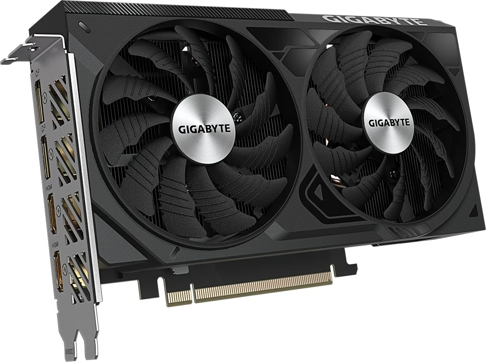 Grafična kartica GeForce RTX 4060 Ti WINDFORCE OC Gigabyte, 8 GB GDDR6, črna