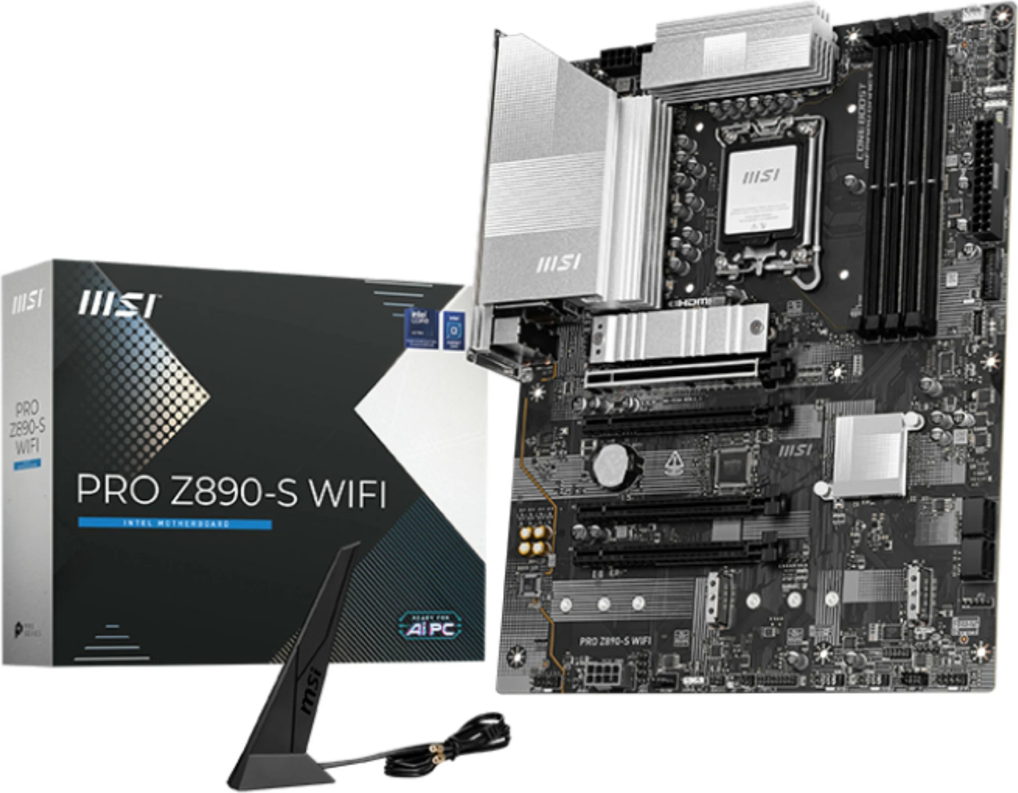 Plošča ame MSI PRO Z890-S WIFI, Intel, LGA 1851, 256 GB, črna