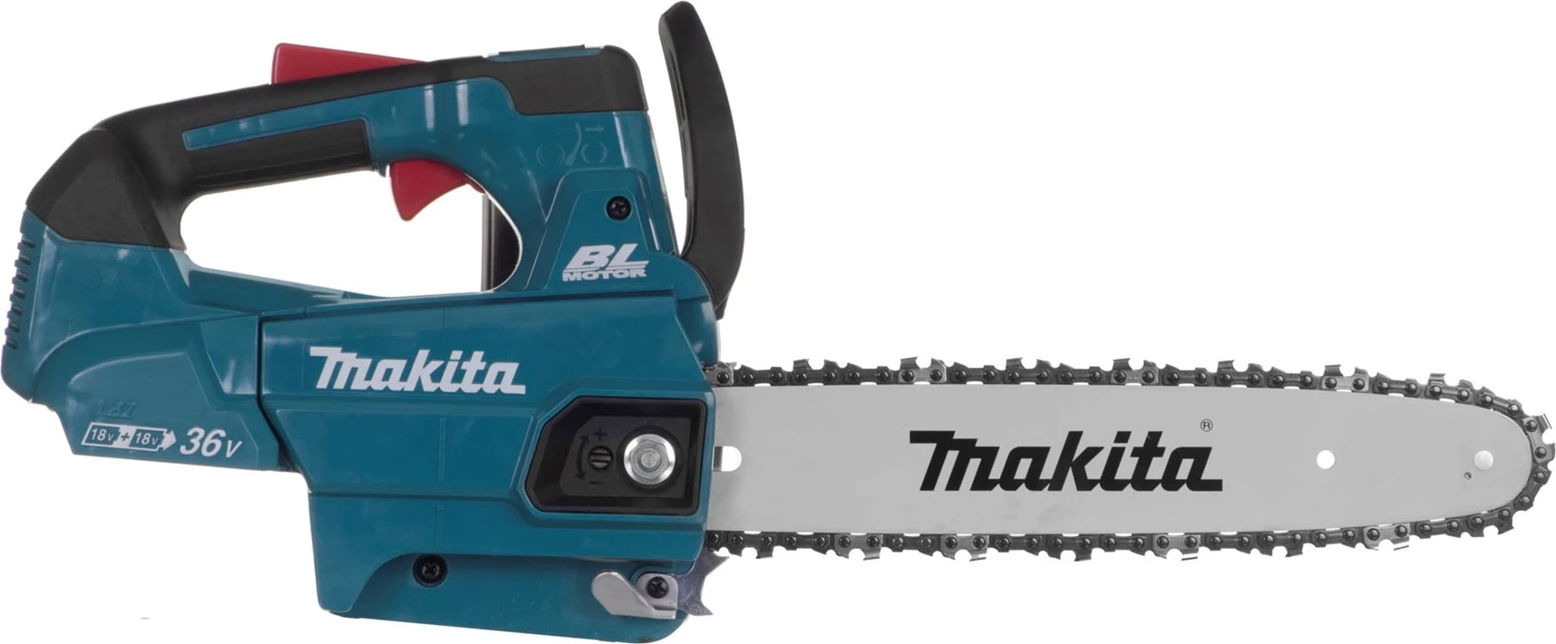 Brezžična verižna žaga, Makita DUC306ZB, črno-modra