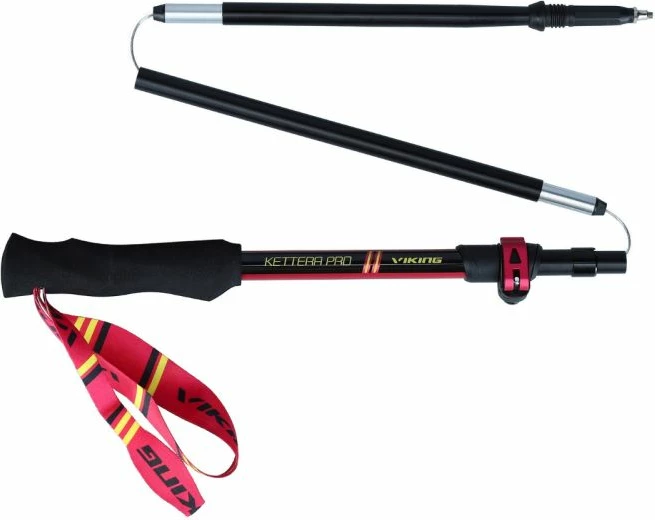 Trek sprehajalni palici za ženske, črno-roza Viking Kettera Pro Lady