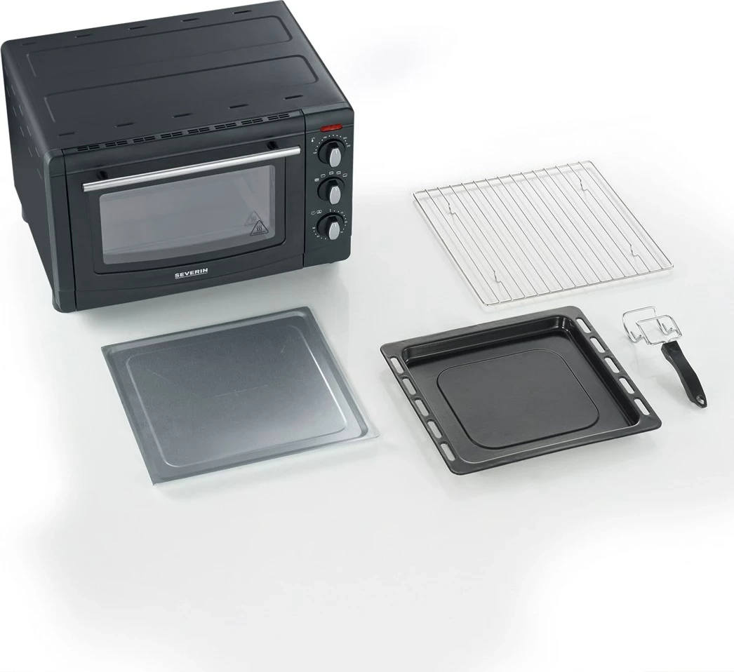 Mini pečica SEVERIN TO 2067, 20 L, 1500 W, črna Mini pečica SEVERIN TO 2067, 20 L, 1500 W, črna