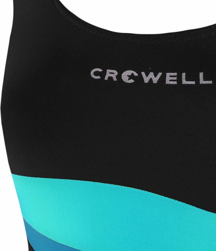 Kopalni kostim za dekleta Crowell Swan, črno-modro Kopalni kostim za dekleta Crowell Swan, črno-modro