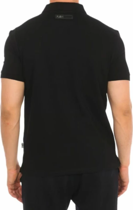 Polo majica Plein Sport, moška, črna Polo majica Plein Sport, moška, črna