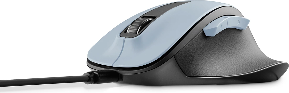 Brezžični miš z vnovično polnilno baterijo Hama MW-500 V2, svetlo modra