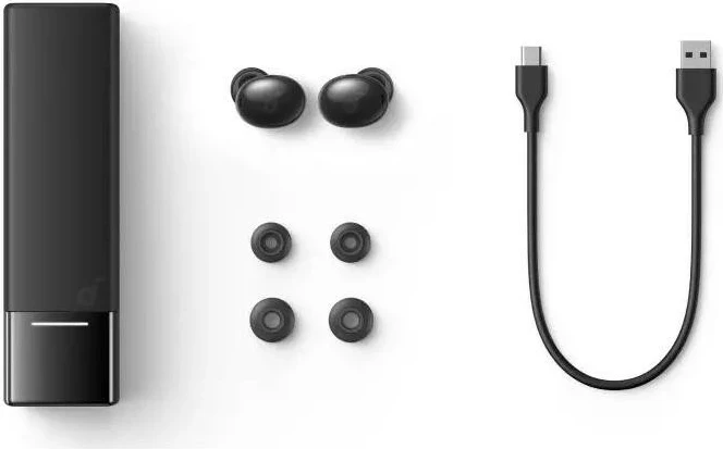 Slušalke z ANC Anker Soundcore A30i, Bluetooth, črne