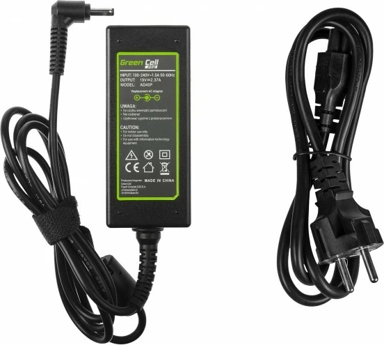 Napajalnik Green Cell PRO AD40P za Asus R540, 19 V 2,37 A 45 W, črn