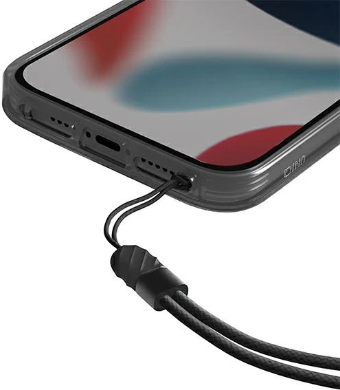 Ovitek s fleksibilnim trakom FlexGrip za iPhone 13/13 Pro UNIQ Heldro, siv