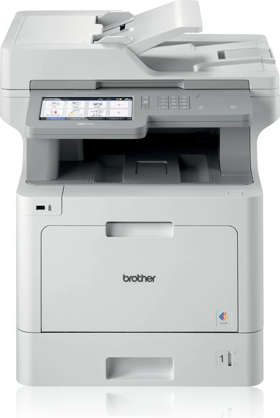 Barvni laserski večfunkcijski tiskalnik, Brother MFC-L9570CDW, A4, WiFi, zaslon na dotik, bel