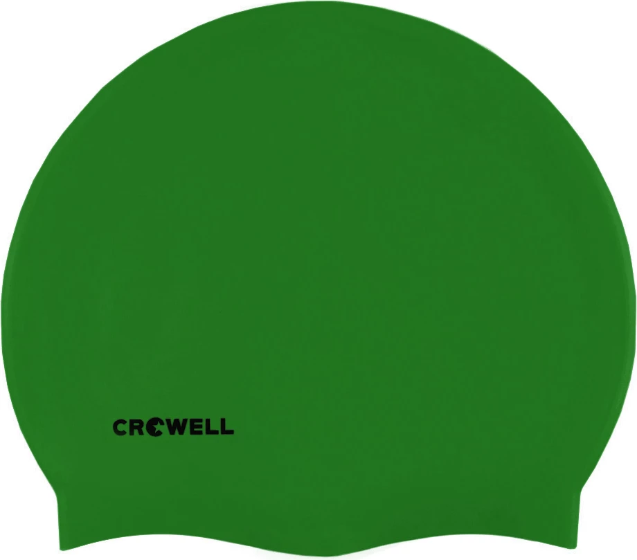 Plavalna kapa iz silikona, Crowell, unisex, zelena