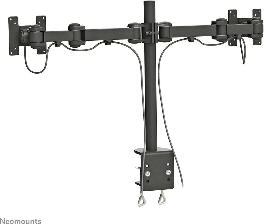 Nosilec za mizo za dva monitorja Newstar Neomounts FPMA-D960D, do 27", črn Nosilec za mizo za dva monitorja Newstar Neomounts FPMA-D960D, do 27", črn