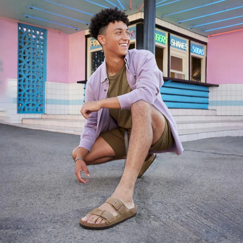 Sandali Birkenstock, rjavi, za ženske/moške