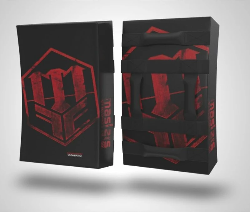 Trening ščit Masters, črno-rdeč