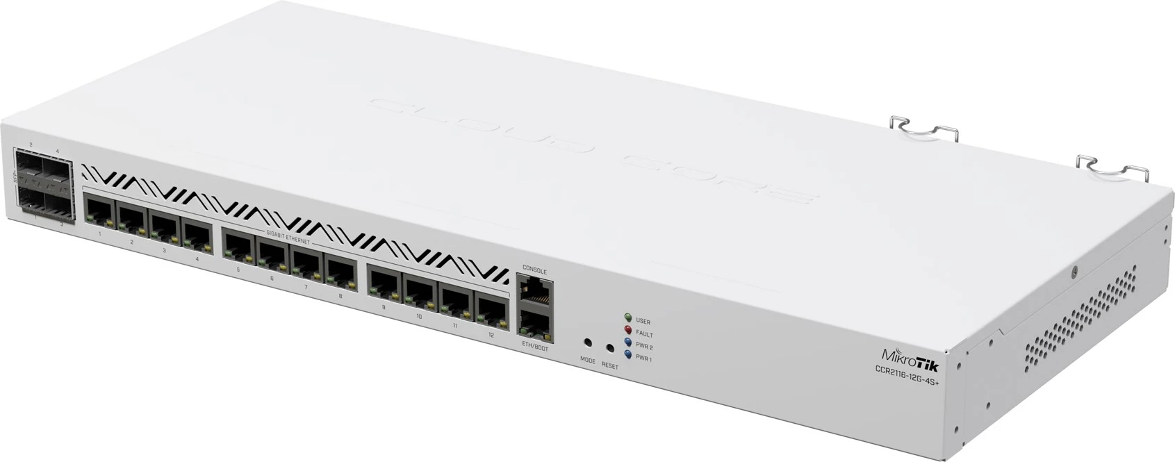Usmerjevalnik MikroTik CCR2116-12G-4S+, Gigabit Ethernet, bel