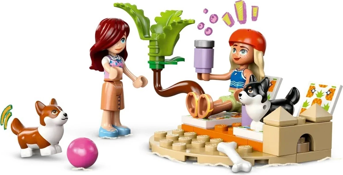 Set s psi na surfu in skuterjem, LEGO Friends 42641