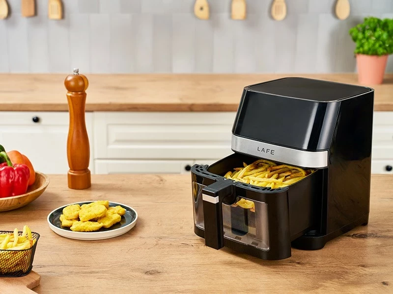 Friteza brez olja Lafe MasterFry, 5 L, 1500 W, črna