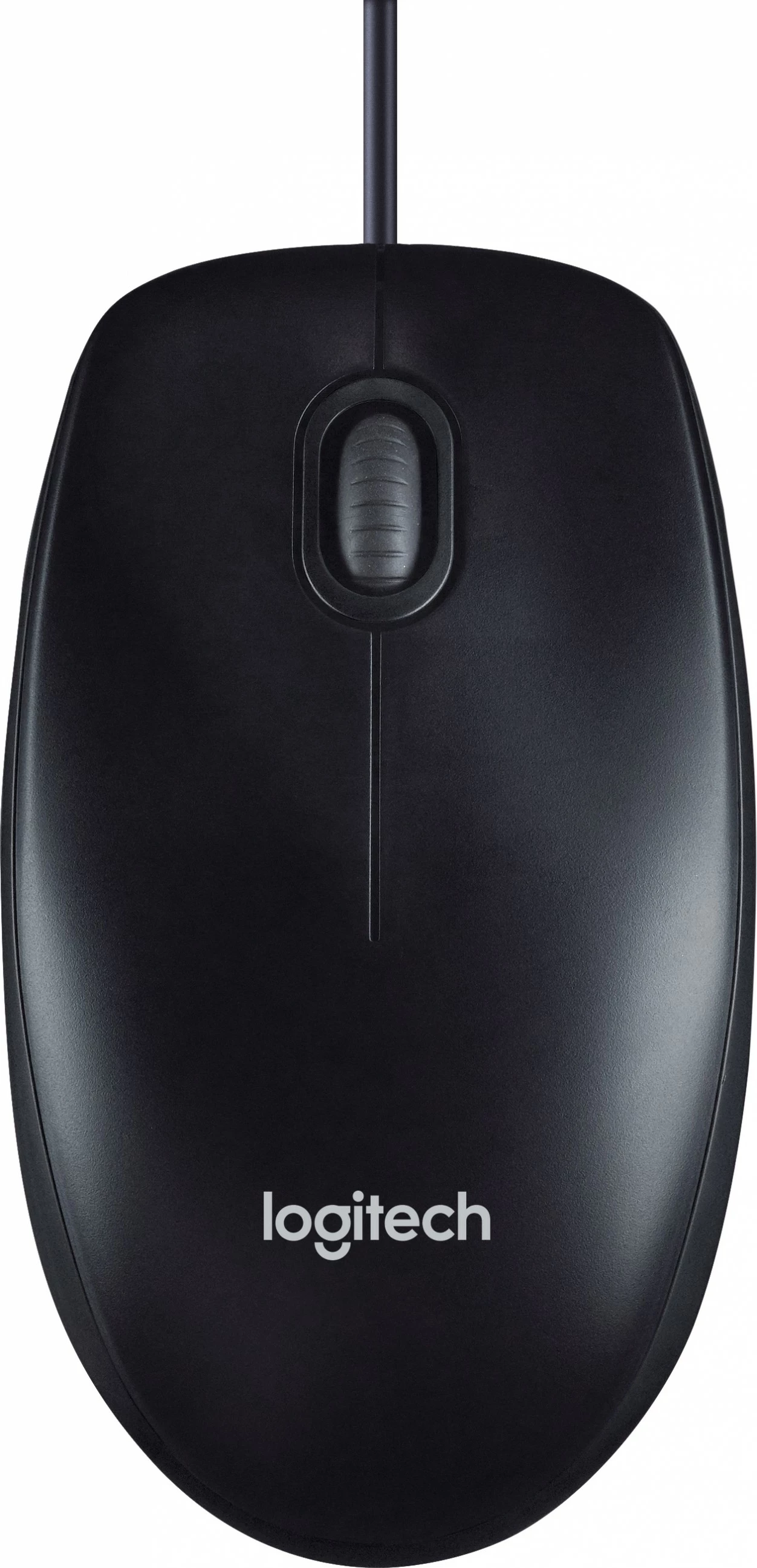 Optični miška, ambidextrous, USB Type-A, 1000 DPI, Logitech M90, siva