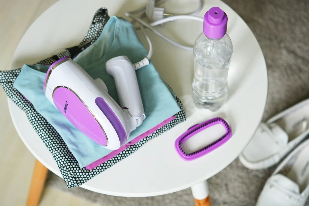 Likalnik na paro PRIME3 SGS31, 1500 W, zložljiv ročaj, rezervoar 250 ml, vijolična/bela