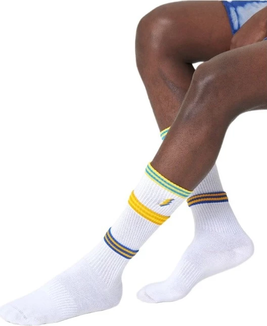 Nogavice za ženske Happy Socks, bele